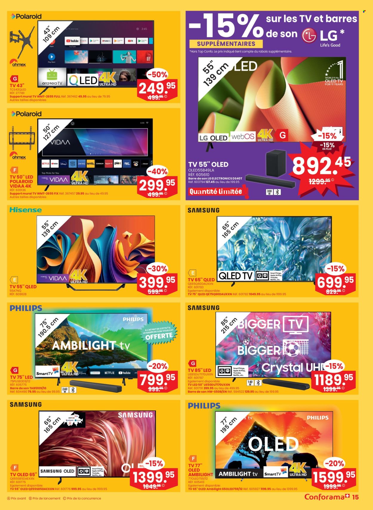 Catalogue Conforama - 25.3.2025 - 8.4.2025. Page 15