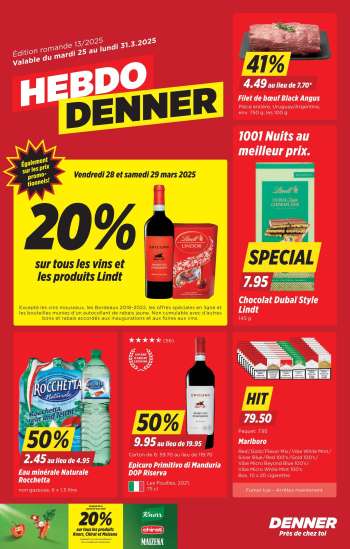 Catalogue Denner - 25.3.2025 - 31.3.2025.