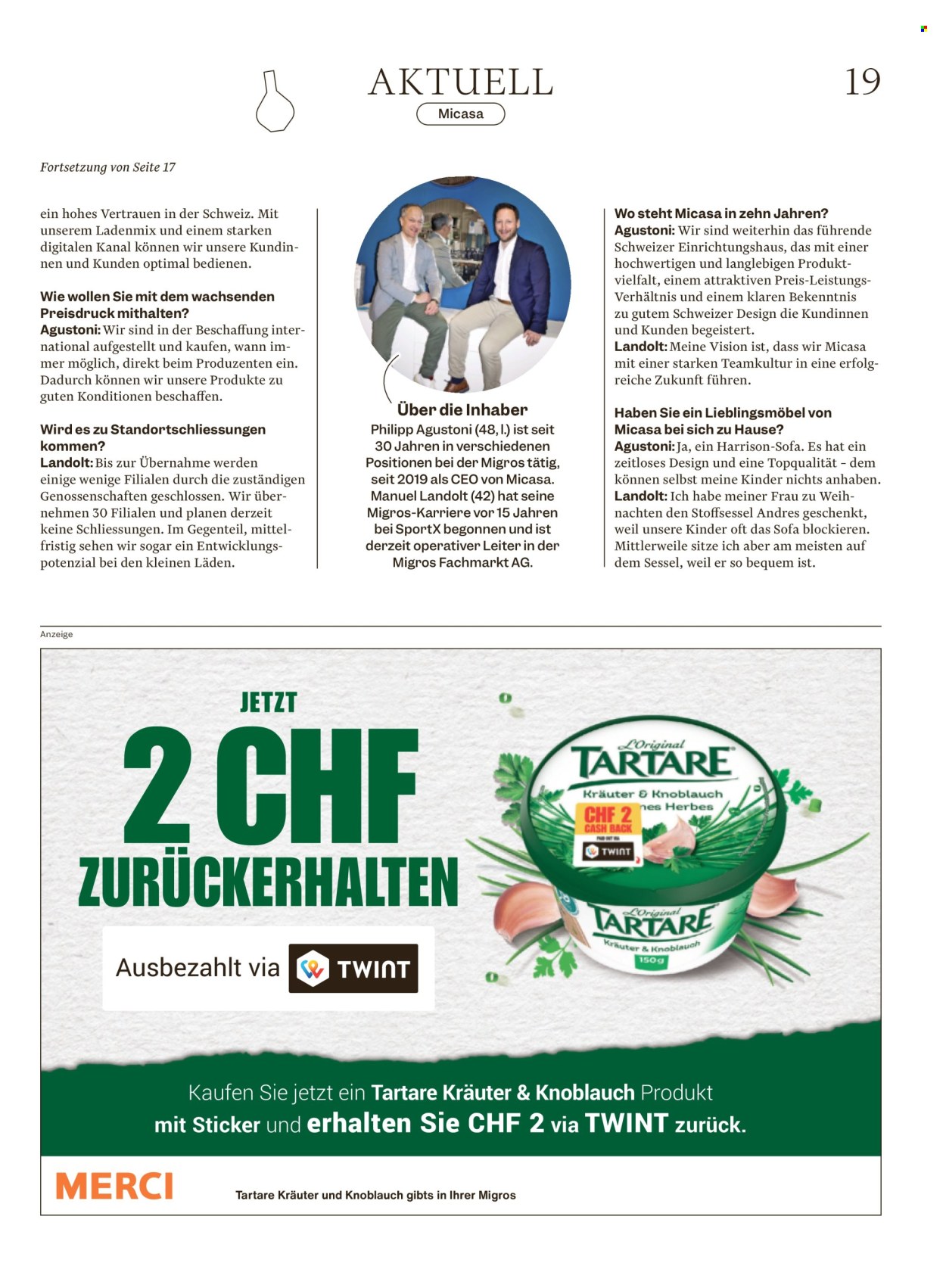 Prospekt Migros - 25.3.2025 - 31.3.2025. Seite 19