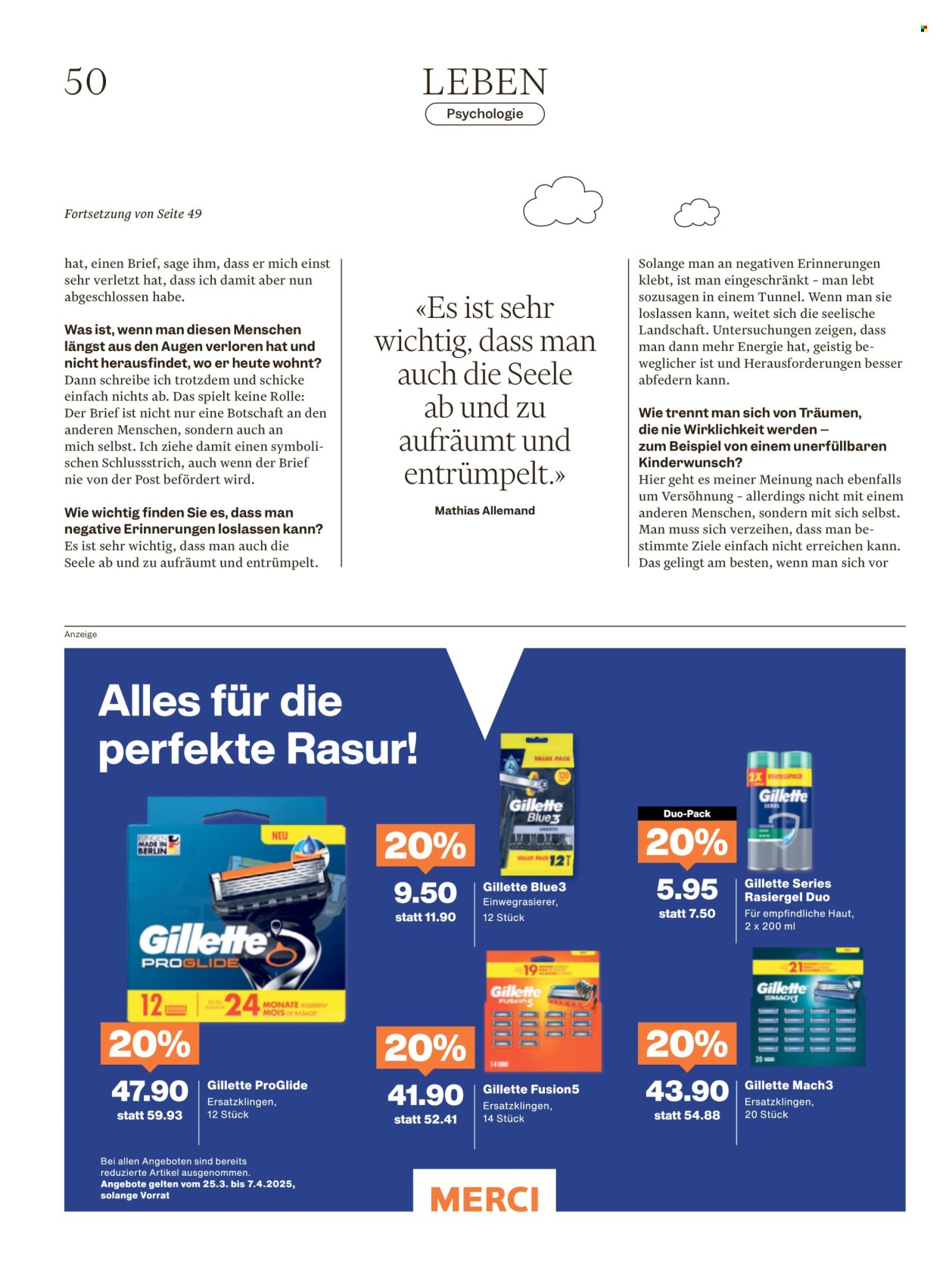 Prospekt Migros - 25.3.2025 - 31.3.2025. Seite 50