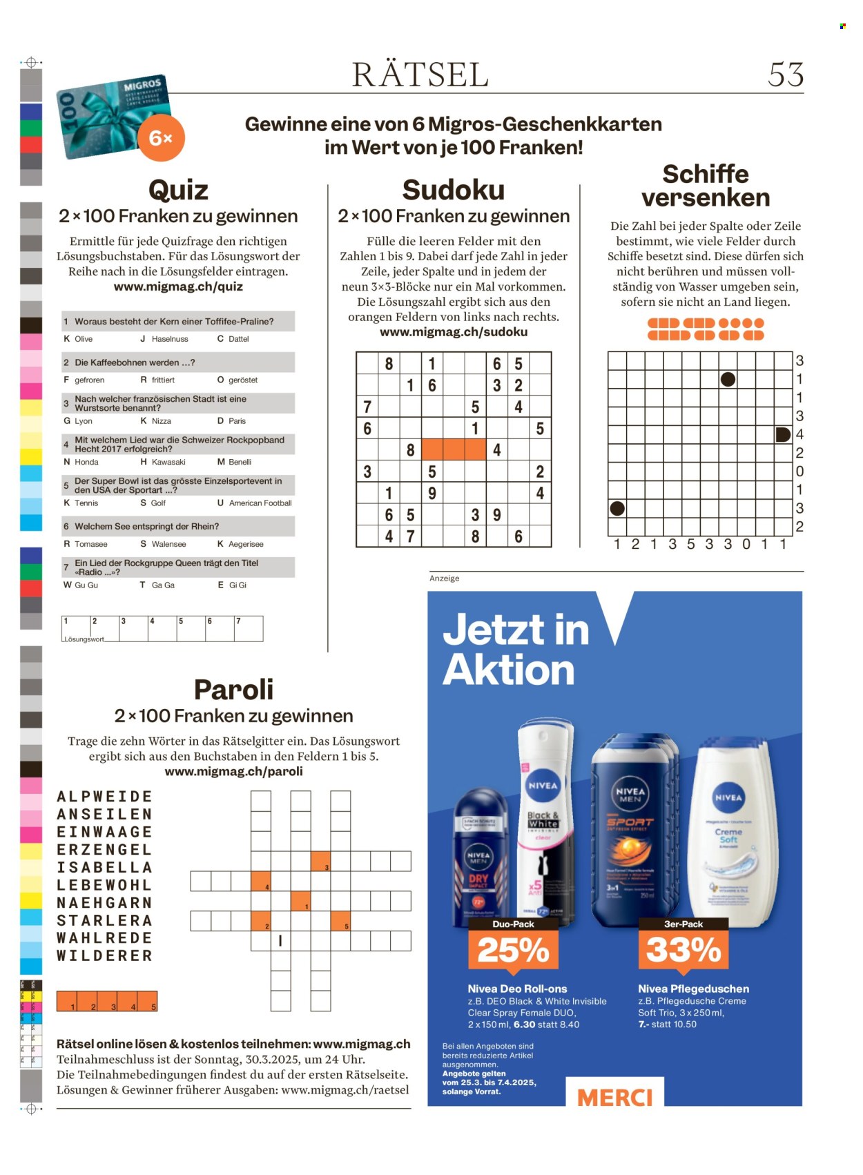 Prospekt Migros - 25.3.2025 - 31.3.2025. Seite 53