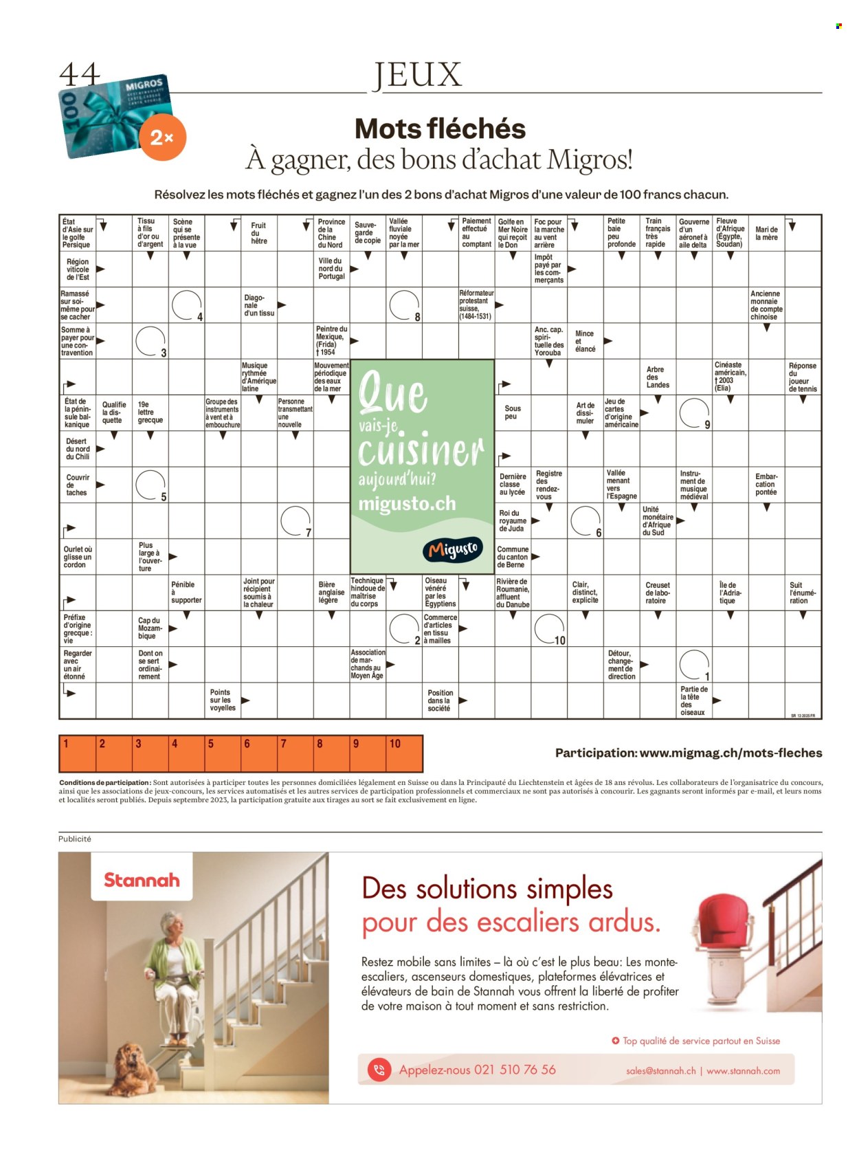 Catalogue Migros - 25.3.2025 - 31.3.2025. Page 44