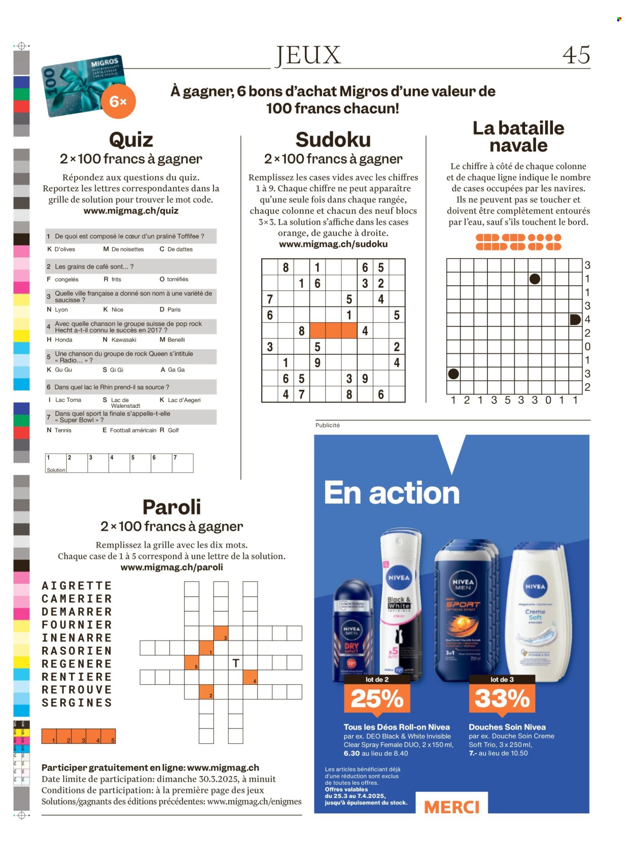 Catalogue Migros - 25.3.2025 - 31.3.2025. Page 45