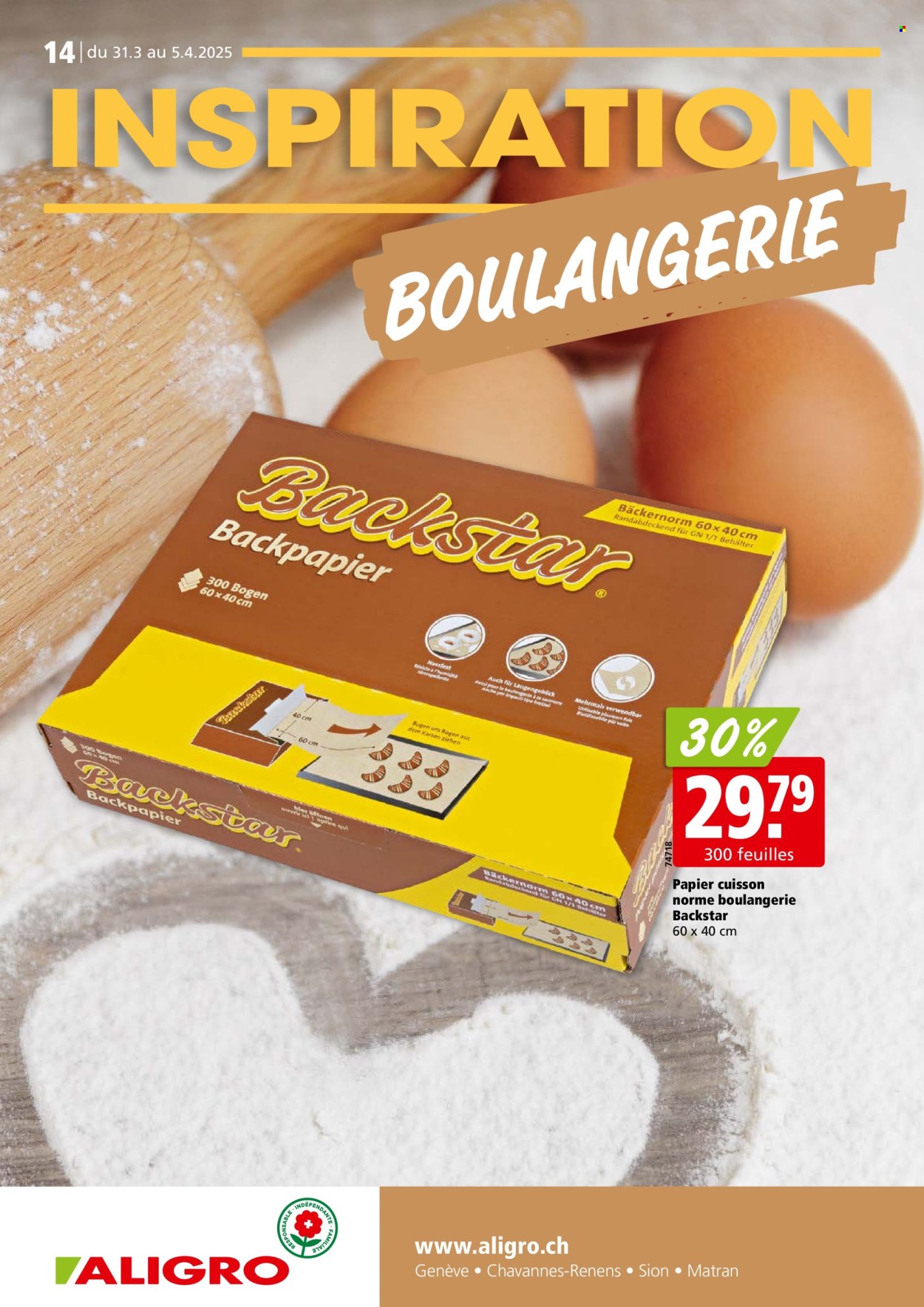 Volantino ALIGRO - 31.3.2025 - 5.4.2025. Pagina 1