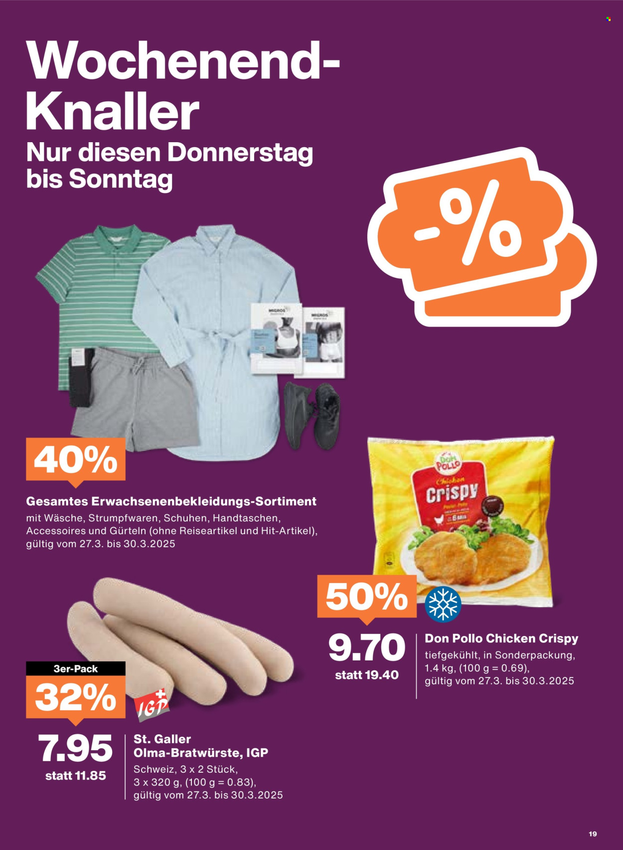 Catalogue Migros - 25.3.2025 - 31.3.2025. Page 19