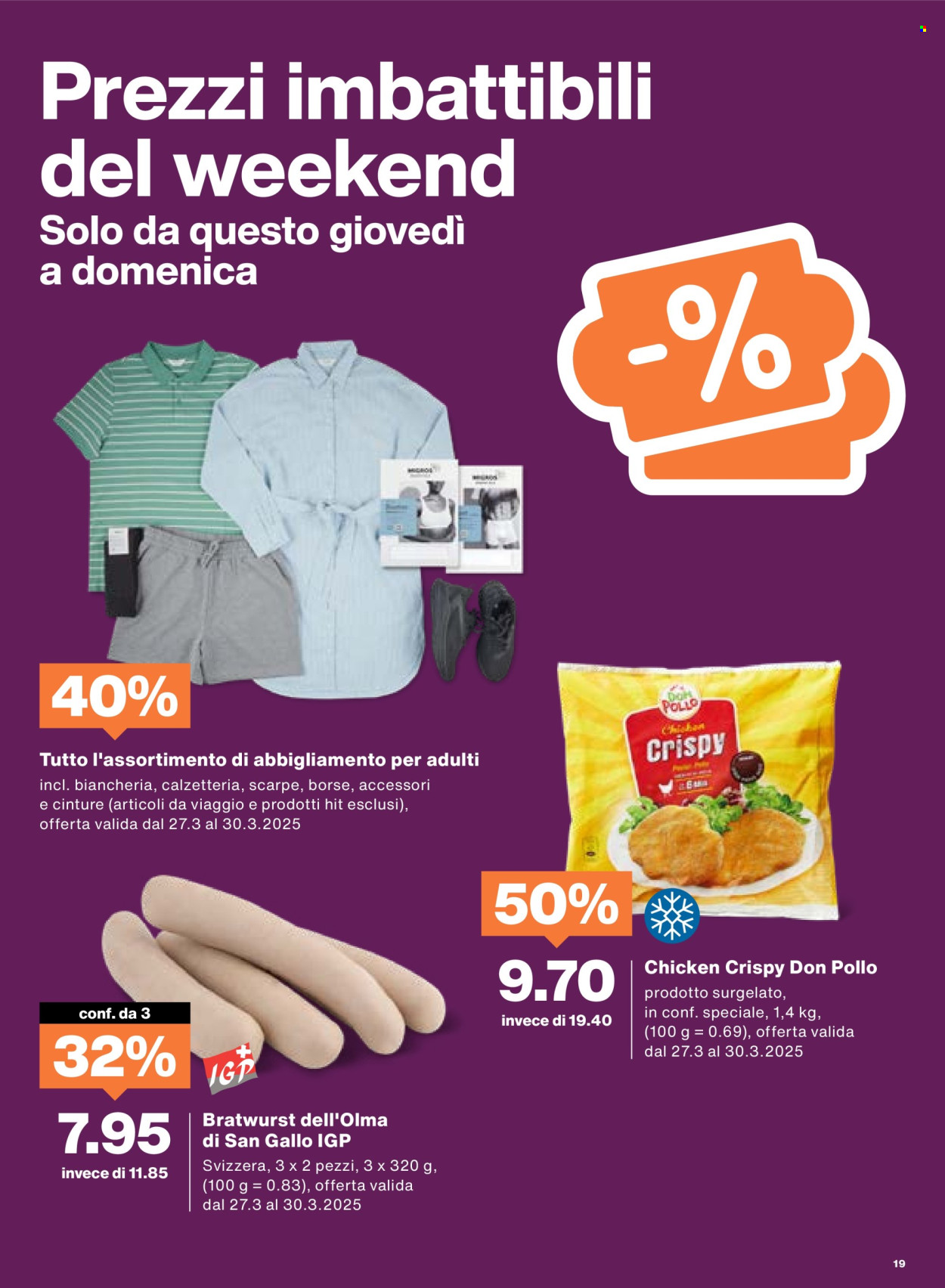 Catalogue Migros - 25.3.2025 - 31.3.2025. Page 19