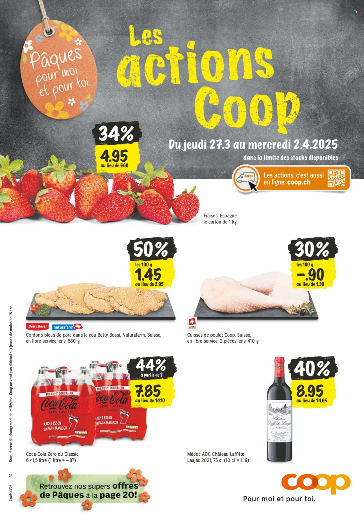 Prospekt Coop - 27.3.2025 - 2.4.2025. Seite 1