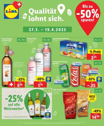 Prospekte Lidl - 27.3.2025 - 19.4.2025.