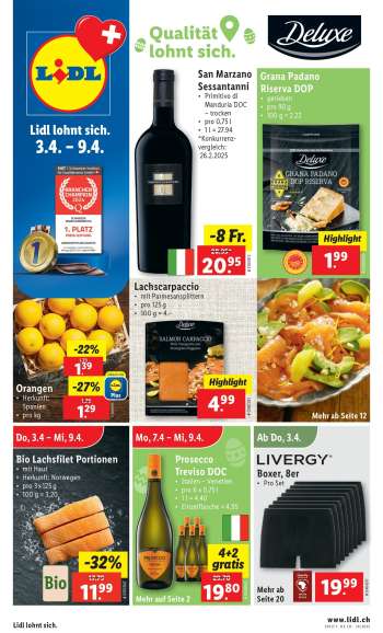 Volantino Lidl - 3.4.2025 - 9.4.2025.