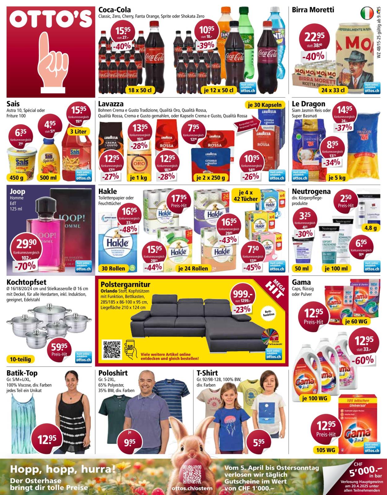 Volantino Otto's - 9.4.2025 - 15.4.2025. Pagina 1