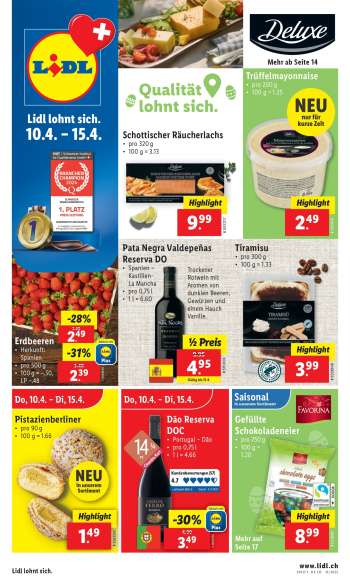 Prospekte Lidl - 10.4.2025 - 15.4.2025.