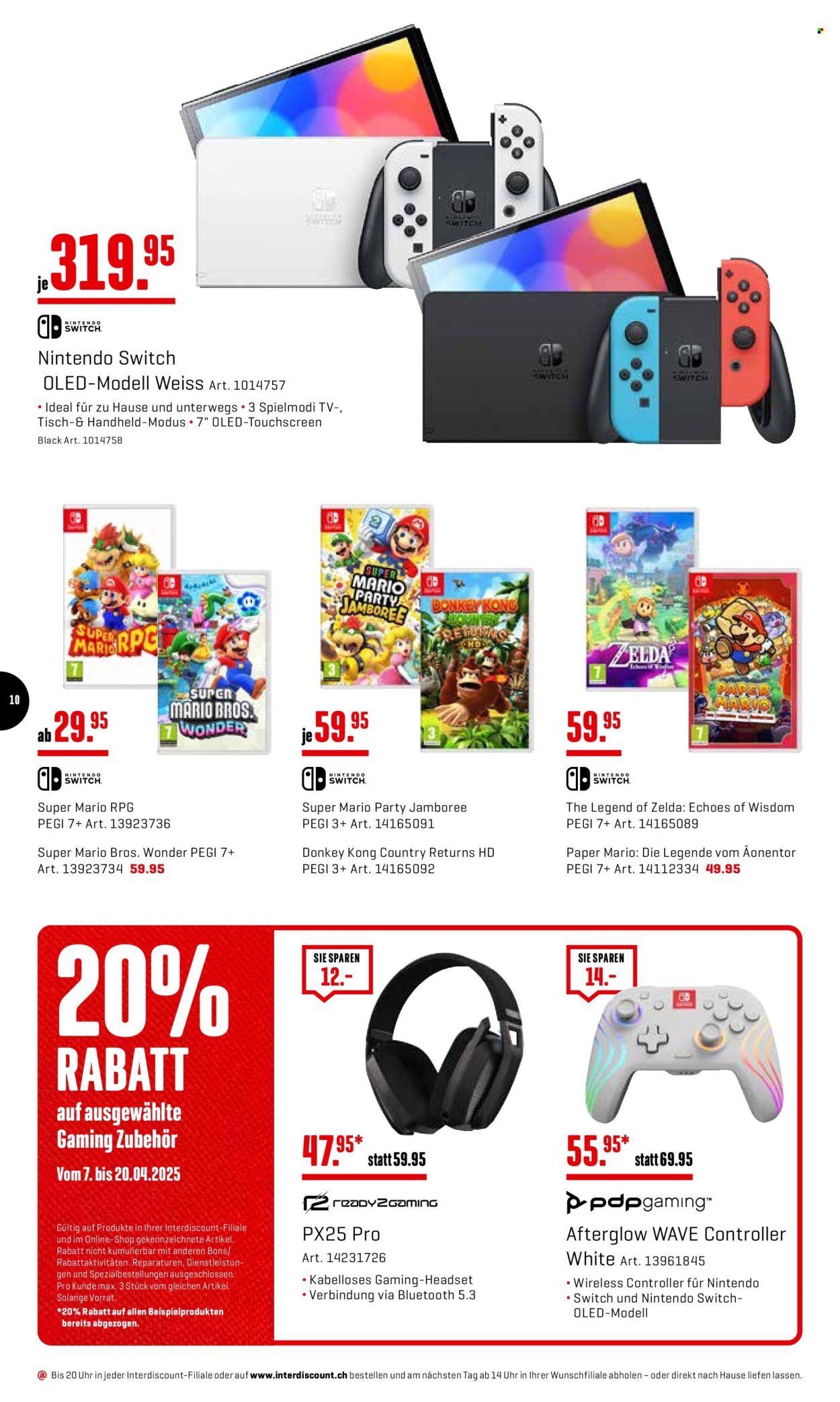 Volantino Interdiscount - 7.4.2025 - 20.4.2025. Pagina 10