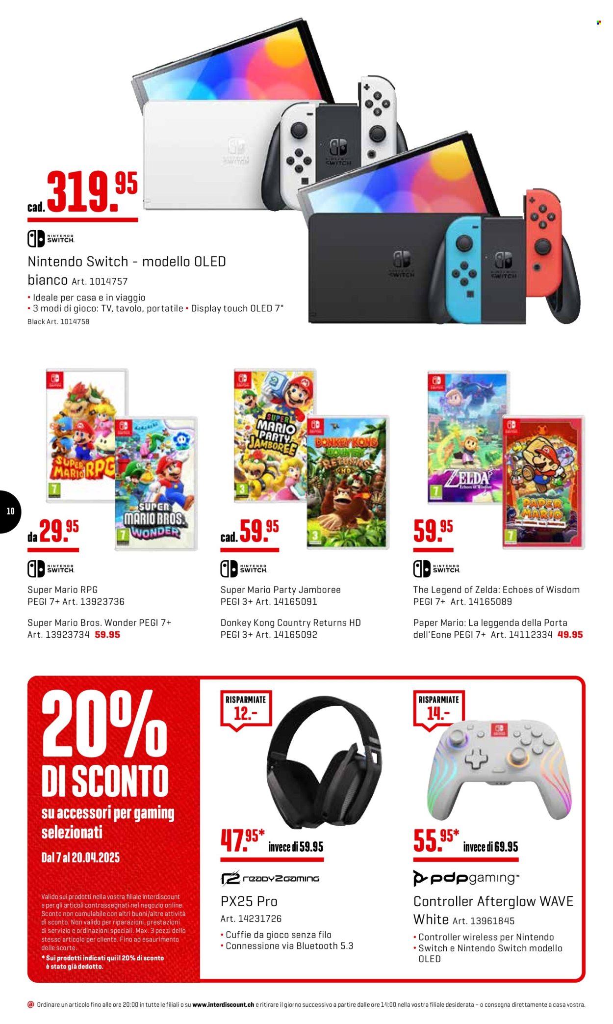 Volantino Interdiscount - 7.4.2025 - 20.4.2025. Pagina 10