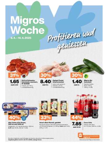 Prospekte Migros - 8.4.2025 - 14.4.2025.