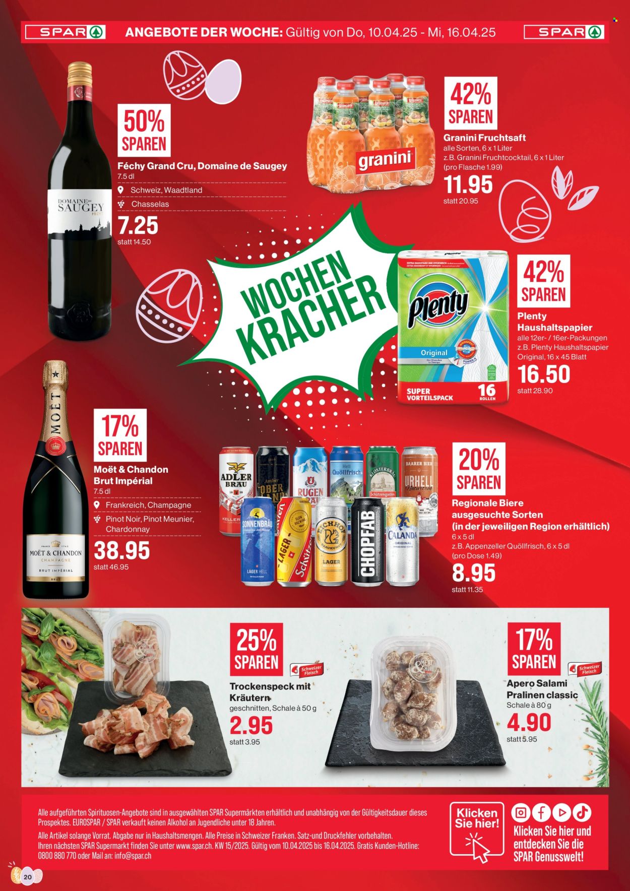 Volantino SPAR - 10.4.2025 - 16.4.2025. Pagina 20