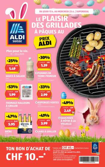Prospekte Aldi - 17.4.2025 - 23.4.2025.