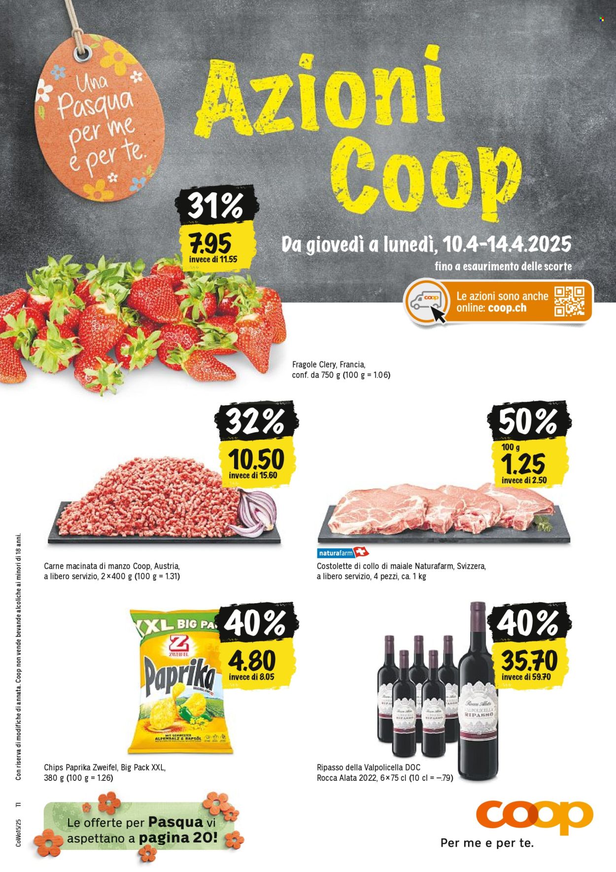 Volantino Coop - 10.4.2025 - 14.4.2025. Pagina 1