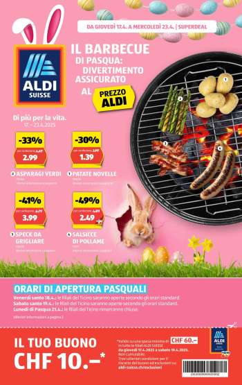 Volantino Aldi - 17.4.2025 - 23.4.2025.