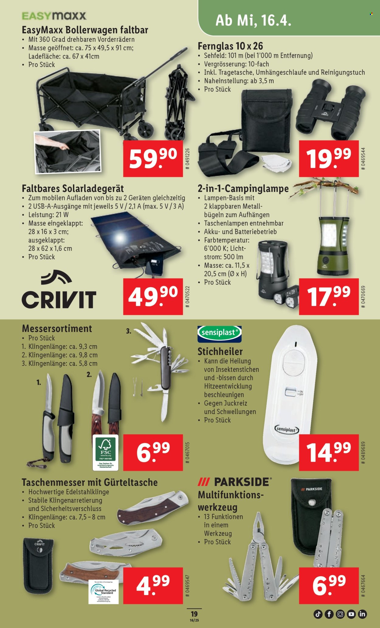 Catalogue Lidl - 16.4.2025 - 23.4.2025. Page 19