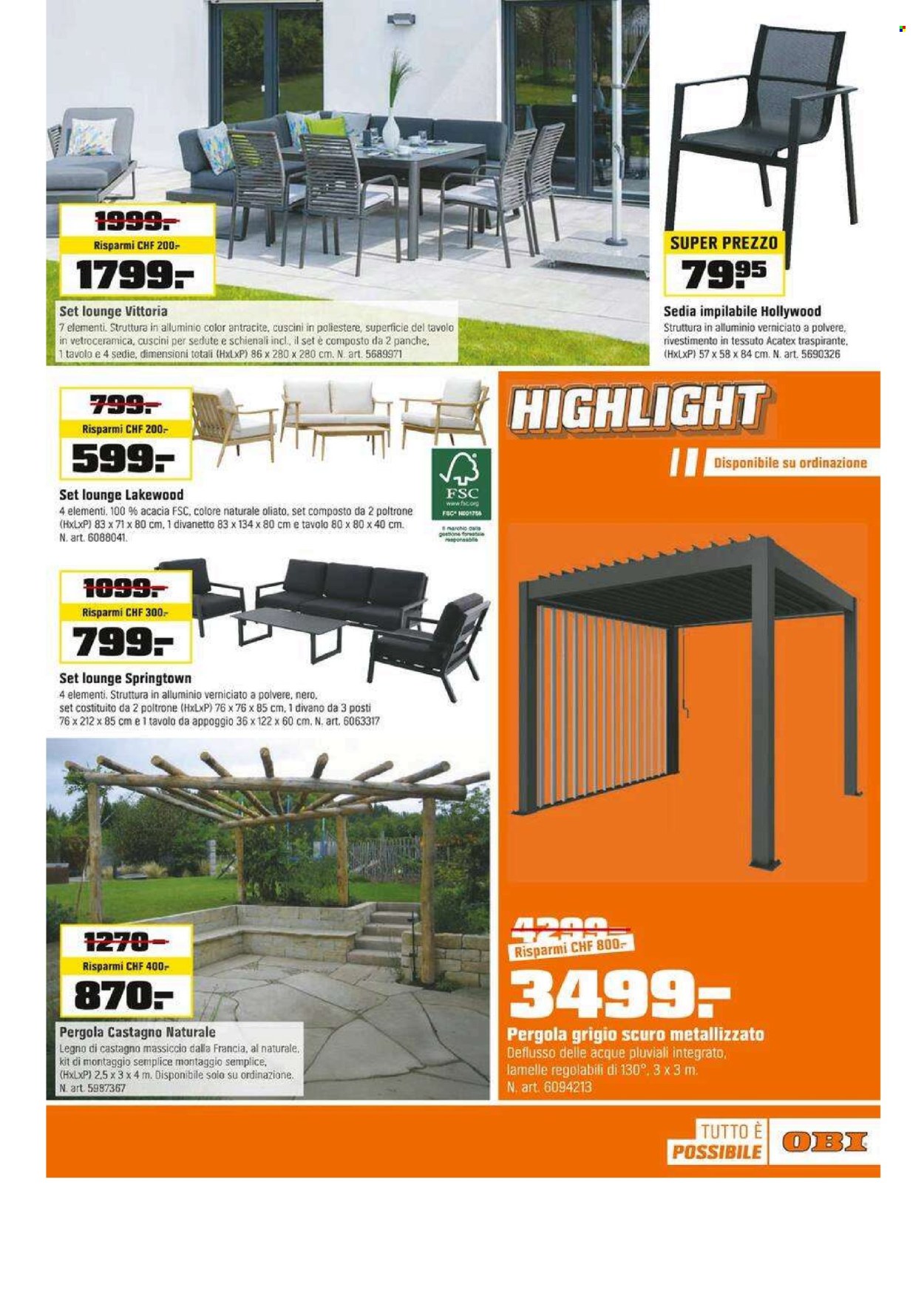 Volantino OBI - 14.4.2025 - 26.4.2025. Pagina 5