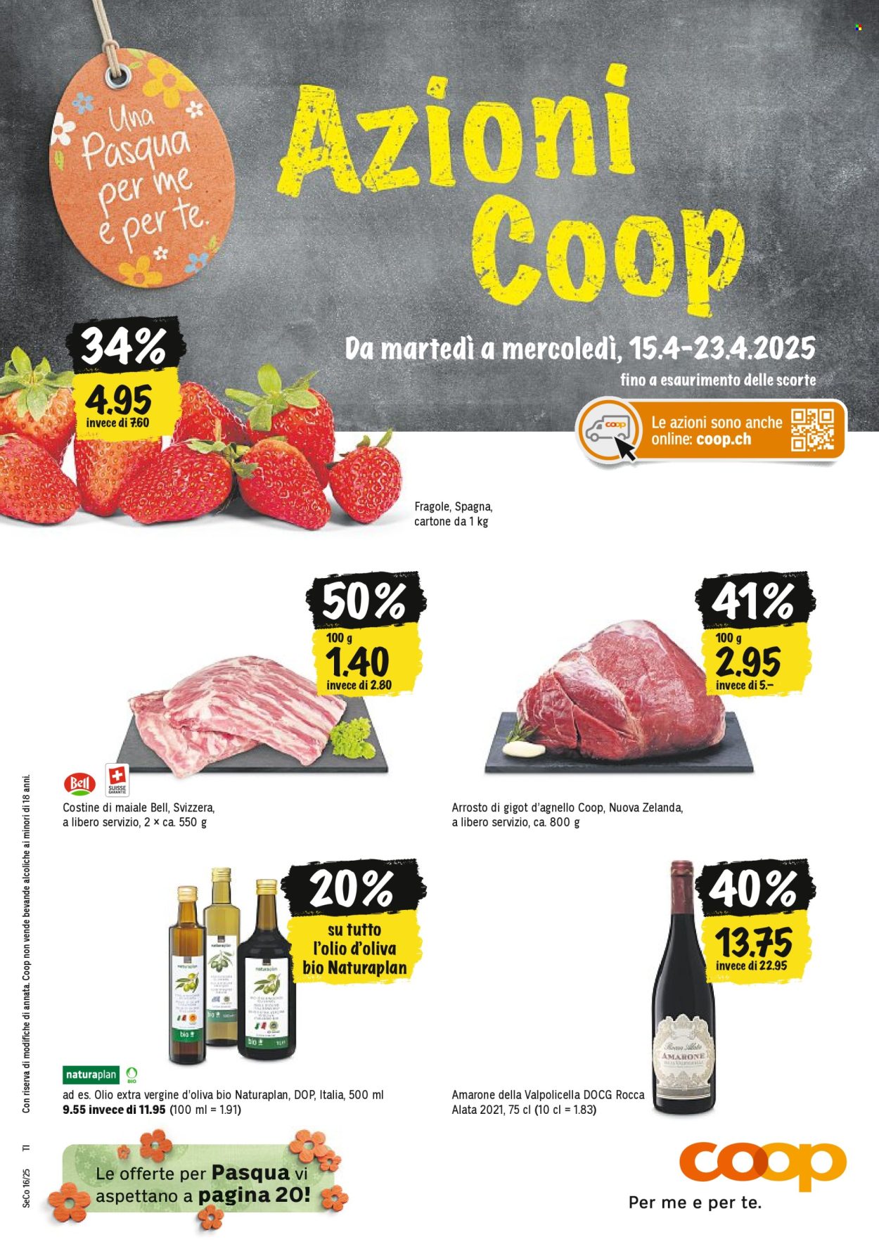 Volantino Coop - 15.4.2025 - 23.4.2025. Pagina 1