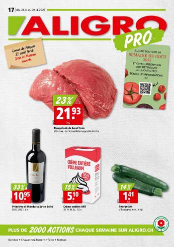 Prospekte ALIGRO - 21.4.2025 - 26.4.2025.