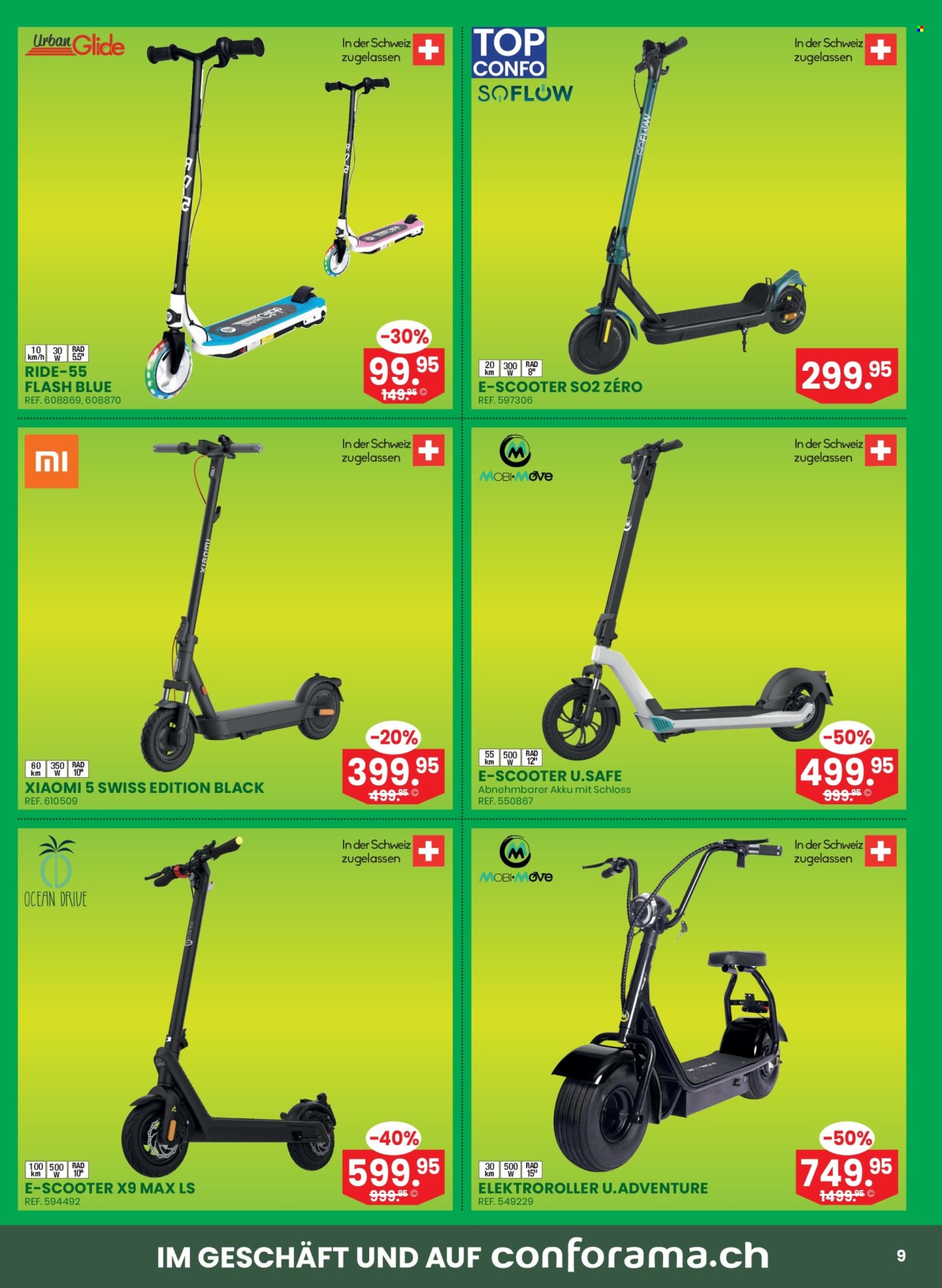 Volantino Conforama - 16.4.2025 - 22.4.2025. Pagina 9