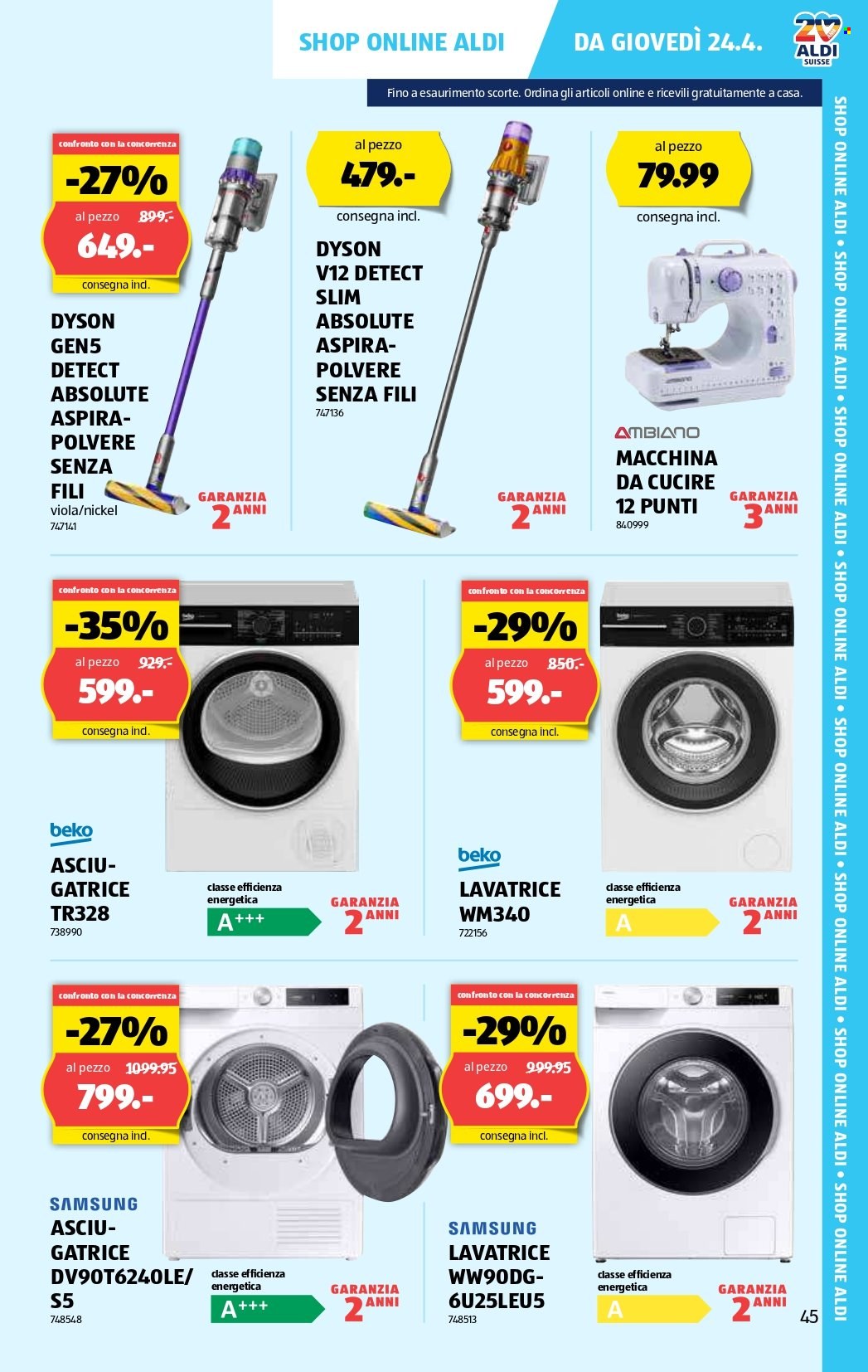 Volantino Aldi - 24.4.2025 - 30.4.2025. Pagina 45