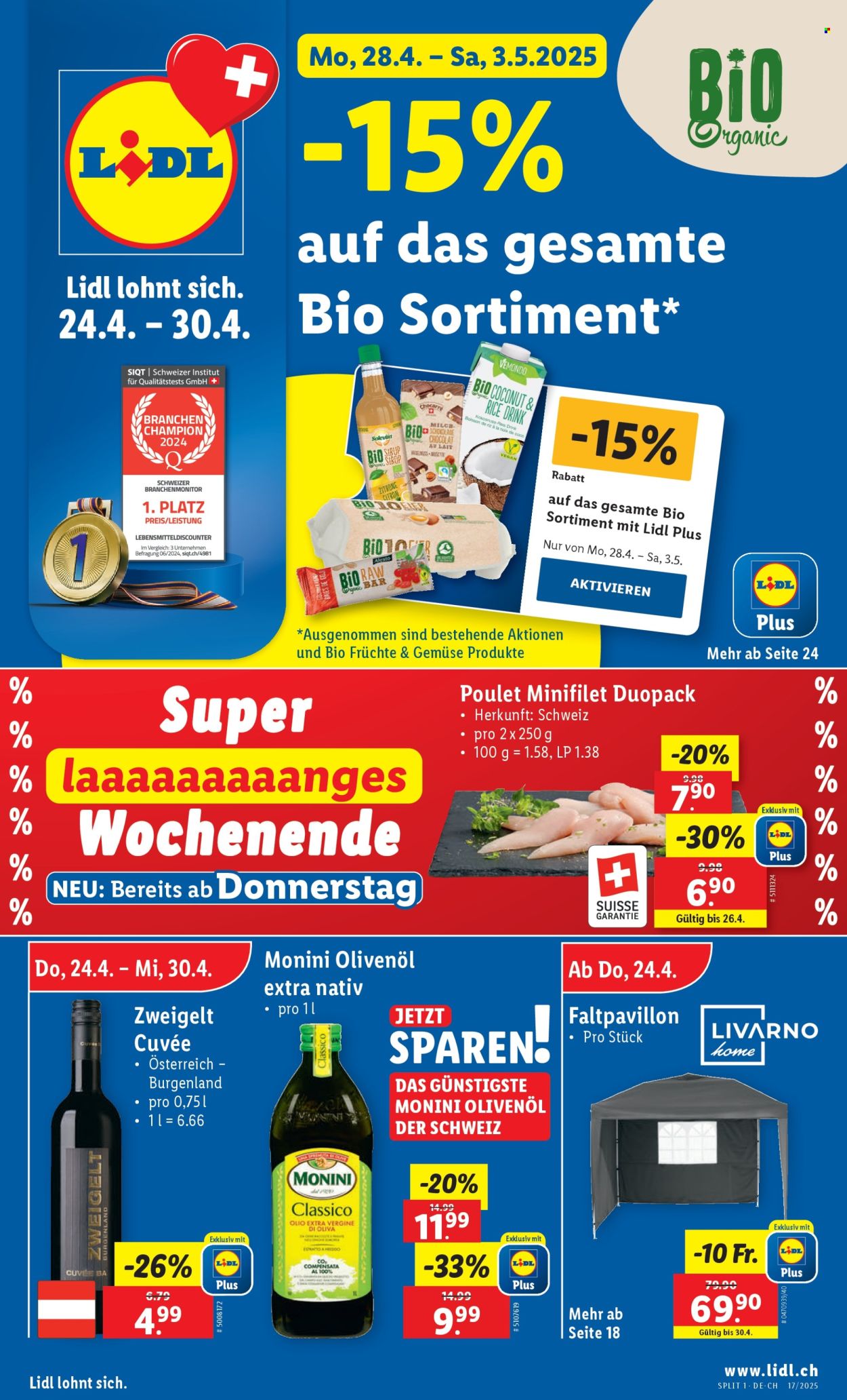 Volantino Lidl - 24.4.2025 - 30.4.2025. Pagina 1