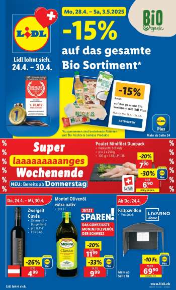 Volantino Lidl - 24.4.2025 - 30.4.2025.