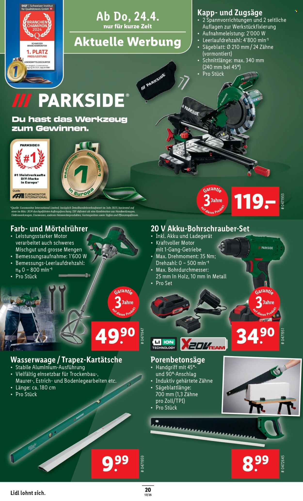 Volantino Lidl - 24.4.2025 - 30.4.2025. Pagina 20