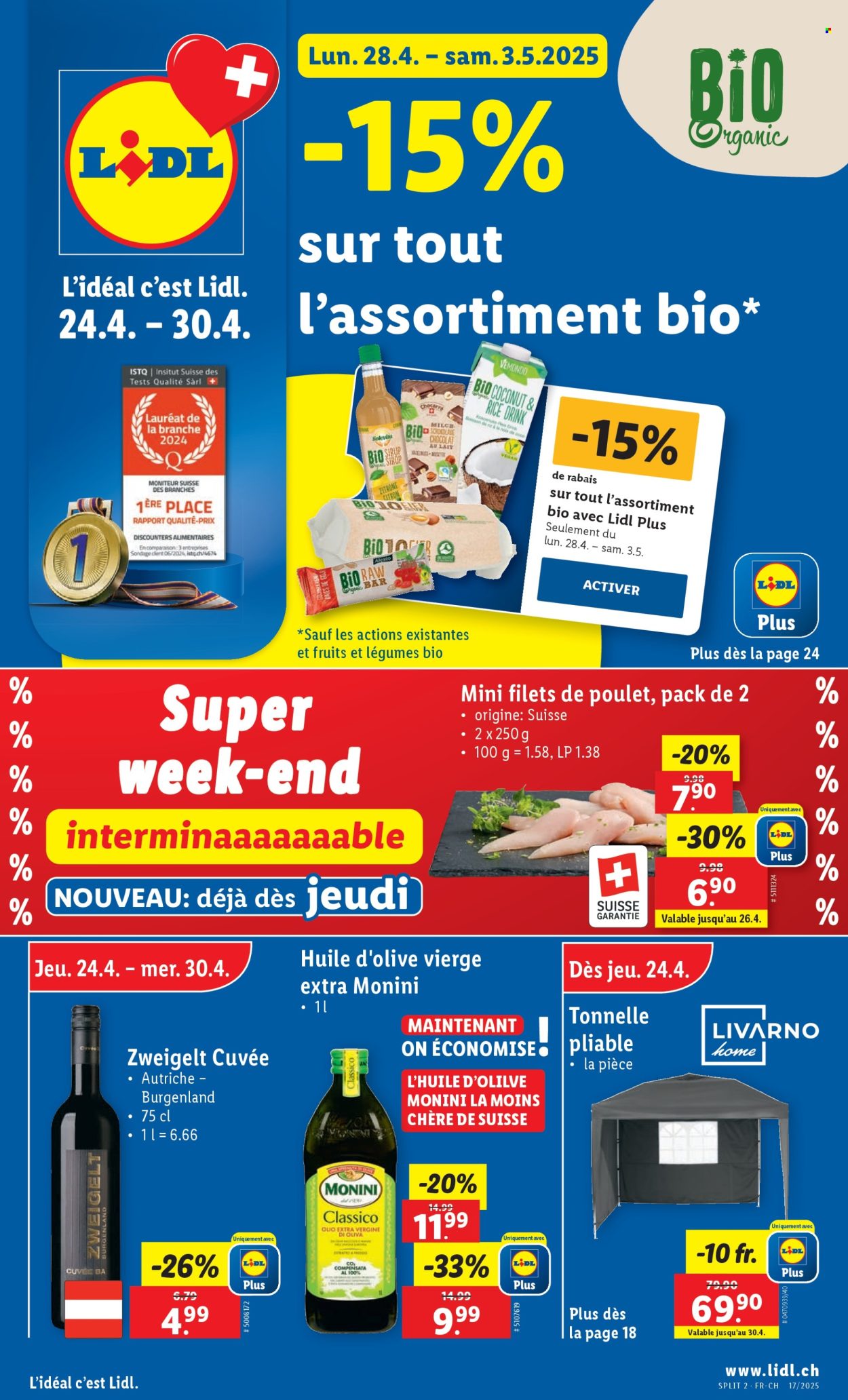 Volantino Lidl - 24.4.2025 - 30.4.2025. Pagina 1