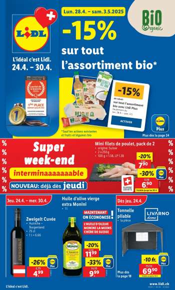 Prospekte Lidl - 24.4.2025 - 30.4.2025.