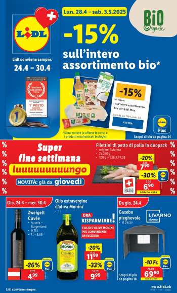 Volantino Lidl - 24.4.2025 - 30.4.2025.