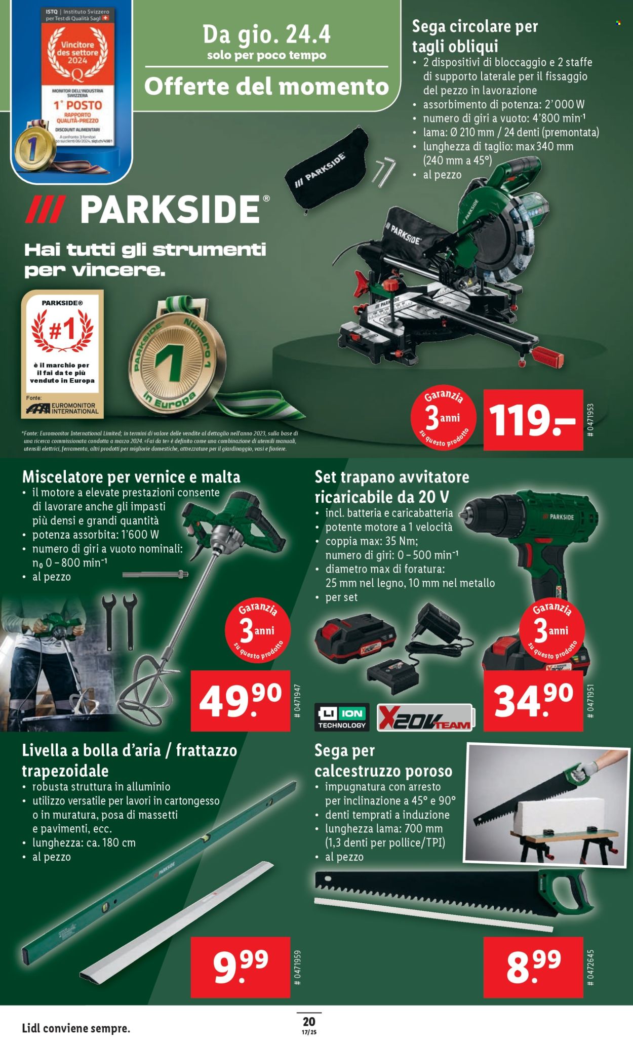 Volantino Lidl - 24.4.2025 - 30.4.2025. Pagina 20
