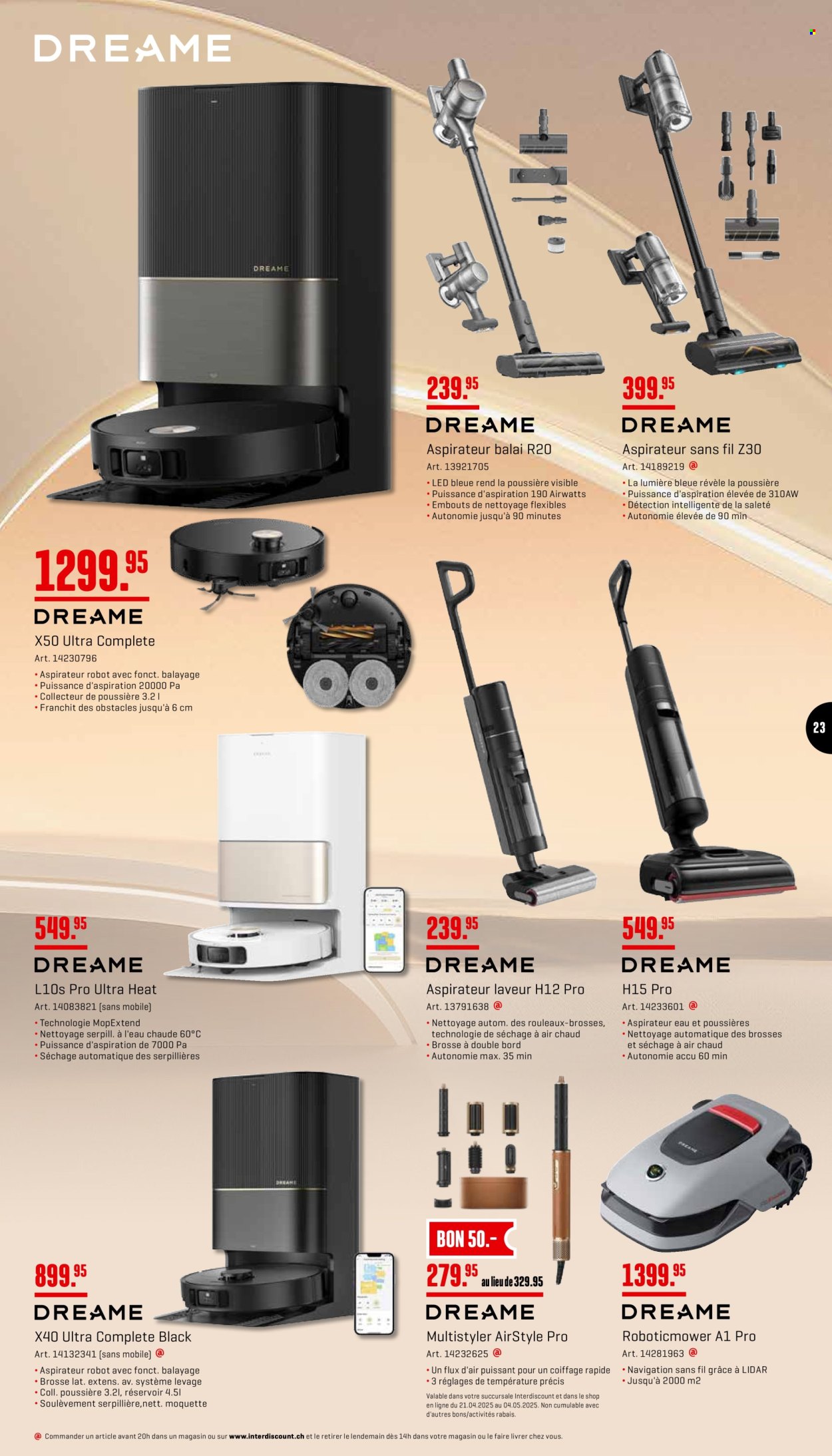Prospekt Interdiscount - 21.4.2025 - 4.5.2025. Seite 23