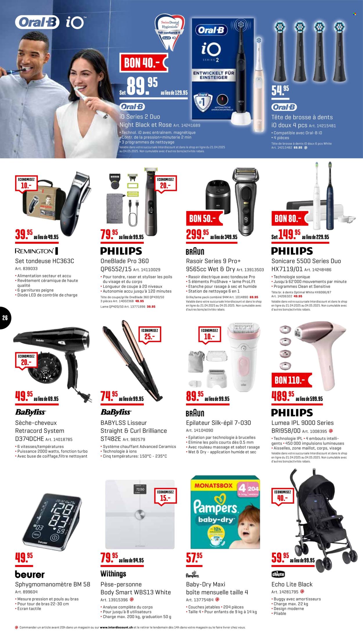 Prospekt Interdiscount - 21.4.2025 - 4.5.2025. Seite 26