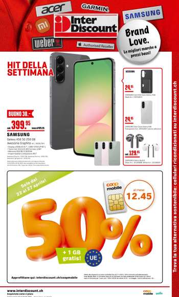 Volantino Interdiscount - 21.4.2025 - 4.5.2025.