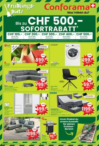 Volantino Conforama - 23.4.2025 - 6.5.2025.