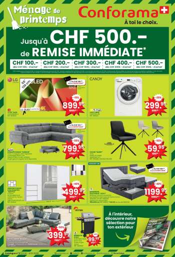Volantino Conforama - 23.4.2025 - 6.5.2025.