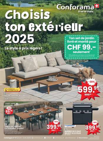 Catalogue Conforama - 23.4.2025 - 6.5.2025.