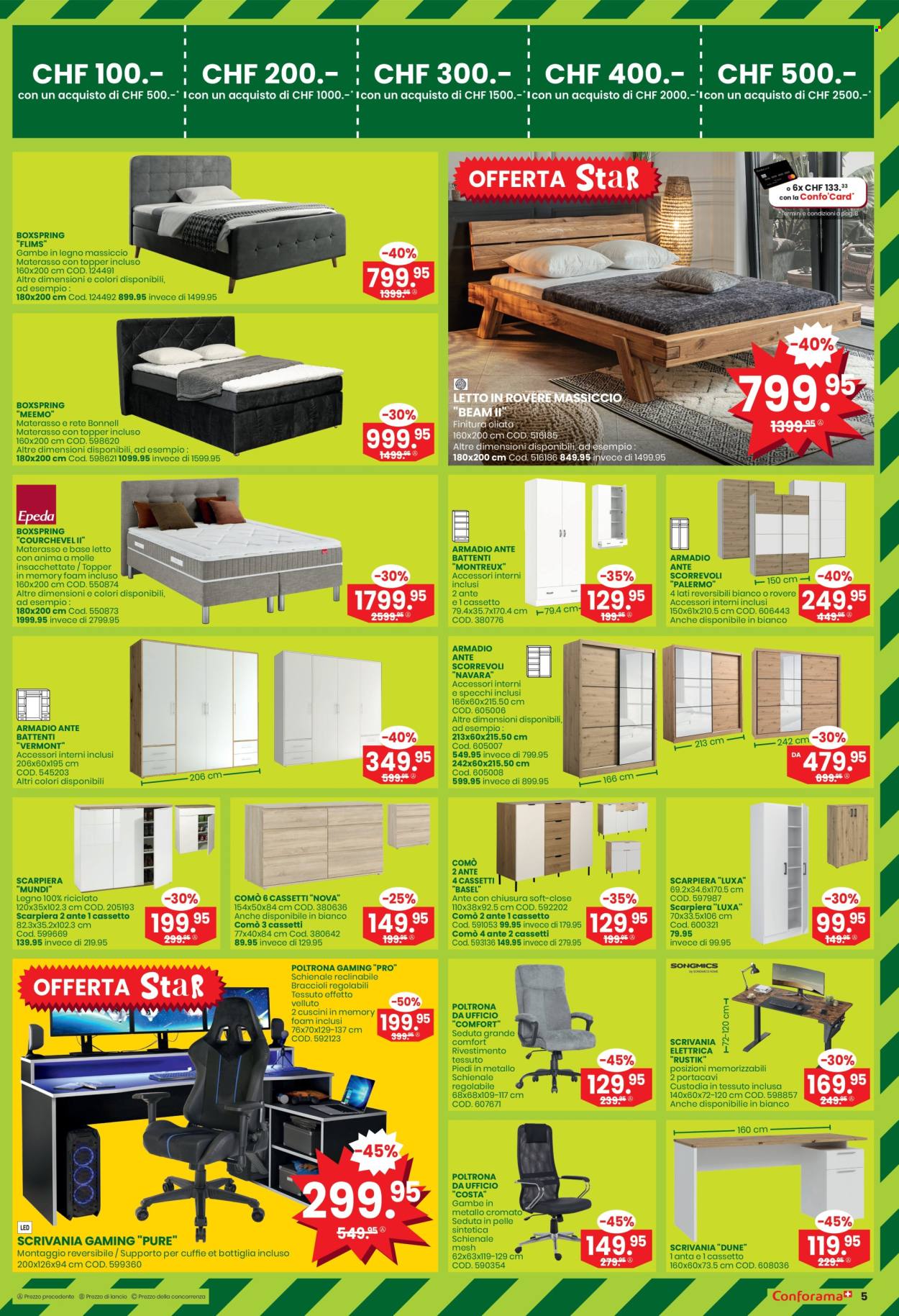 Volantino Conforama - 23.4.2025 - 6.5.2025. Pagina 5