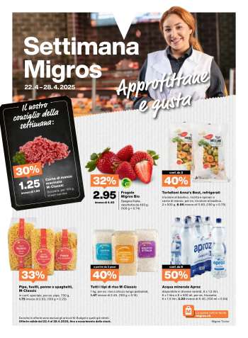 Catalogue Migros - 22.4.2025 - 28.4.2025.