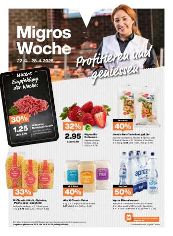 Catalogue Migros - 22.4.2025 - 28.4.2025.