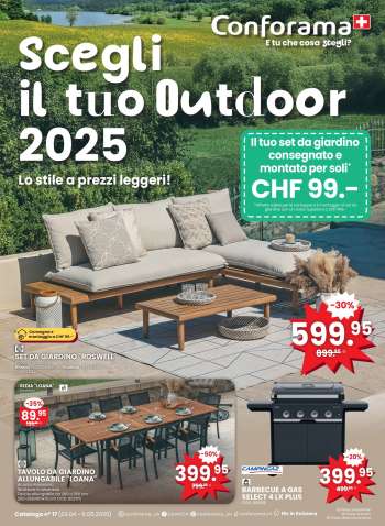 Volantino Conforama - 23.4.2025 - 6.5.2025.