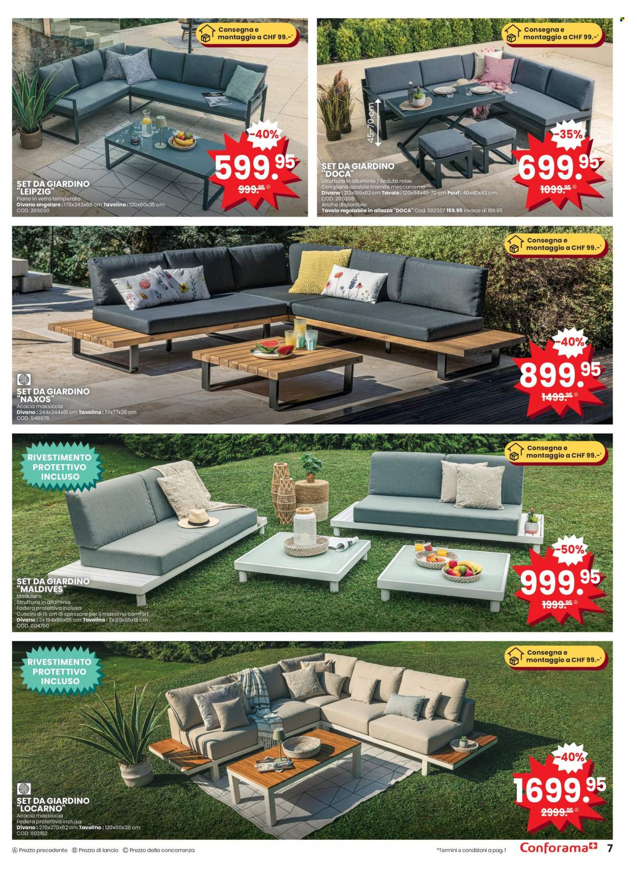 Volantino Conforama - 23.4.2025 - 6.5.2025. Pagina 7