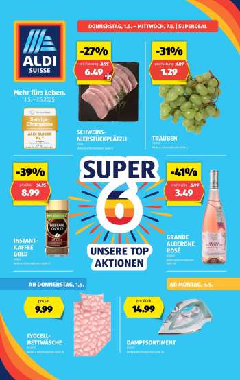 Volantino Aldi - 1.5.2025 - 7.5.2025.