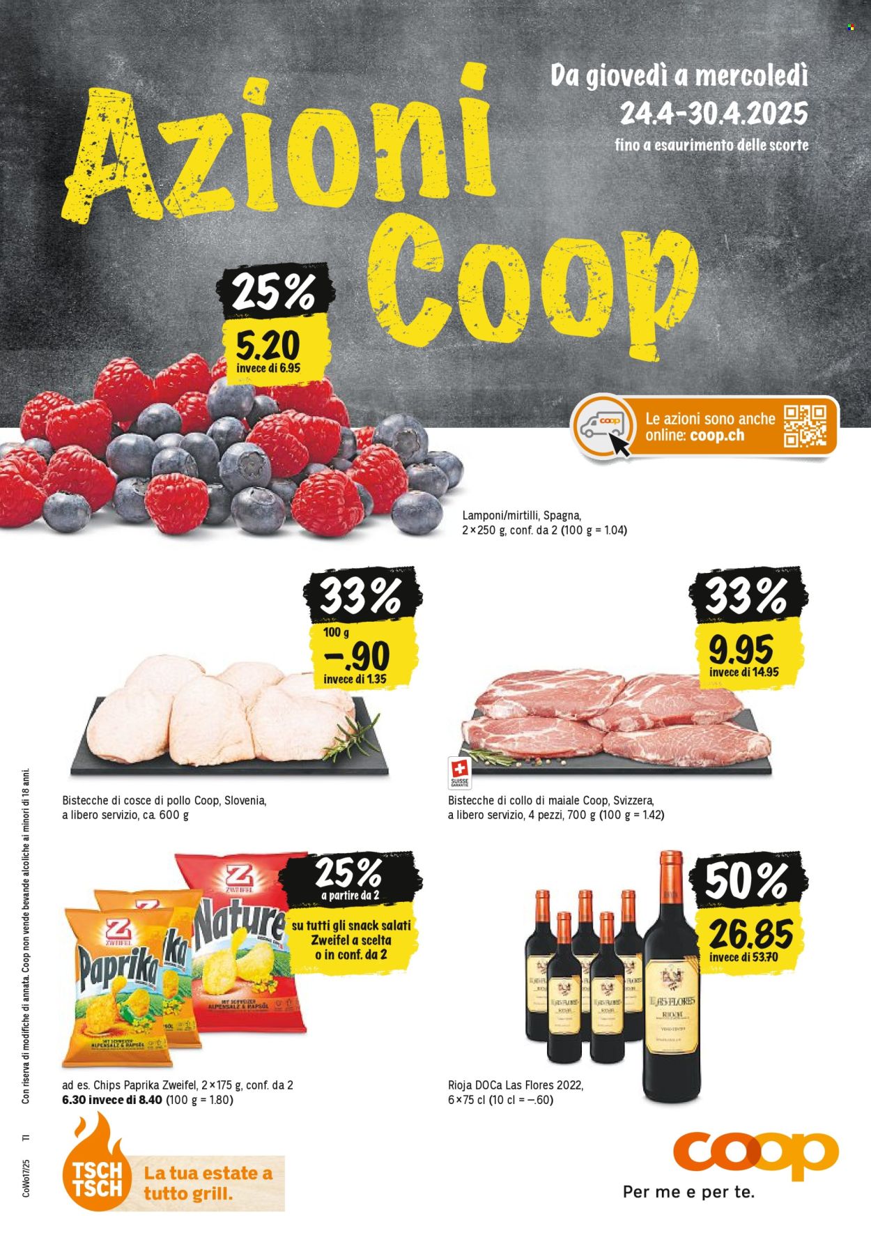 Volantino Coop - 24.4.2025 - 30.4.2025. Pagina 1