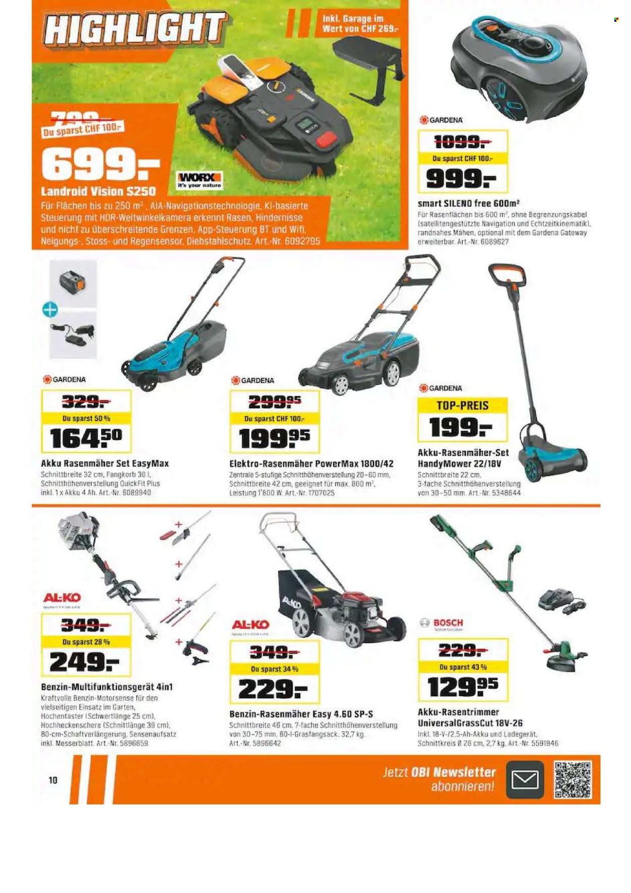 Volantino OBI - 28.4.2025 - 10.5.2025. Pagina 10