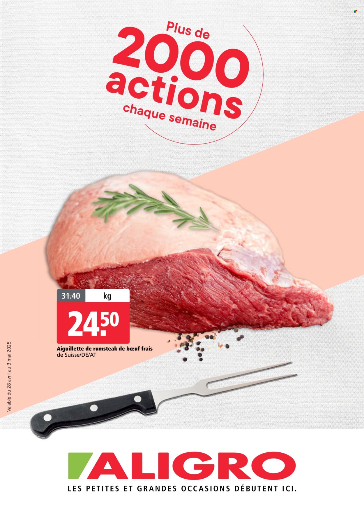 Volantino ALIGRO - 28.4.2025 - 3.5.2025. Pagina 1